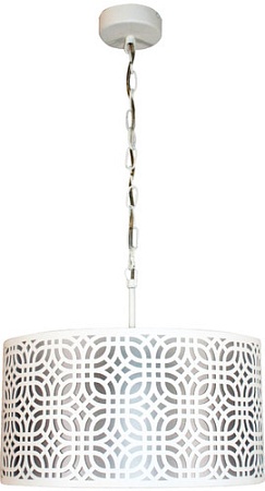 Подвесная люстра Элетех Амина 231 НСБ 01-3x60-173 Е27 1005405255 (белый муар)