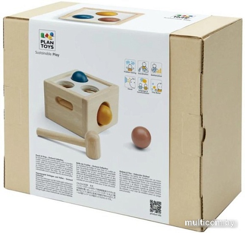 Развивающая игрушка Plan Toys Забивалка Молоток и шары 5472
