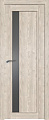 Межкомнатная дверь ProfilDoors 2.71XN 80x200 (каштан светлый/стекло графит)