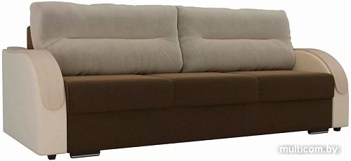 Диван Лига диванов Дарси 102117 (коричневый/бежевый)