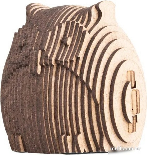3Д-пазл Eco-Wood-Art Мини. Совушка