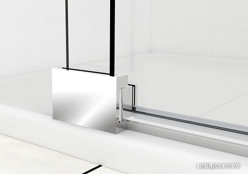 Душевая дверь Vincea Extra VDP-1E8090CGB (черный/тонированное)