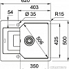 Кухонная мойка Franke Urban UBG 611-62 (сахара)