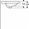 Умывальник Geberit VariForm 500.707.01.2