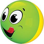 Развивающая игрушка Азбукварик Веселый смайлик AZ-2653D (зеленый)