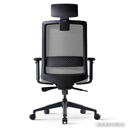 Офисный стул Bestuhl S30 (черная крестовина, серый)