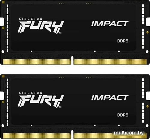 Оперативная память Kingston FURY Impact 2x16 ГБ DDR5 6400 МГц KF564S38IBK2-32