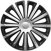 Набор колпаков на диски Versaco Trend 15&amp;quot; 15TRENDSB (4шт, серебристый/черный)