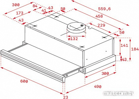 Кухонная вытяжка TEKA CNL 6400 (нержавеющая сталь) [40436800]