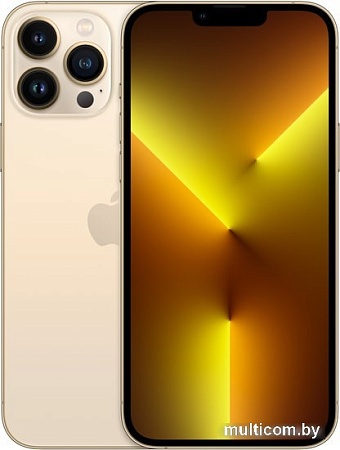 Смартфон Apple iPhone 13 Pro Max 256GB Восстановленный by Breezy, грейд A (золотистый)