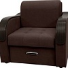 Кресло Сириус Лидер-1 НПБ 105x110 (Eva 04 велюр темно-коричневый)