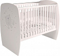 Детская кроватка Polini Kids French 700, Teddy (белый)