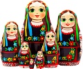 Развивающая игра Брестская Матрешка В украинской вышиванке (набор 7 шт)