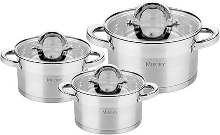 Набор кастрюль Mercury MC-6010