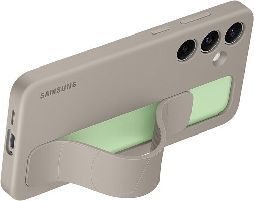 Чехол для телефона Samsung Standing Grip Case S24+ (серо-коричневый)