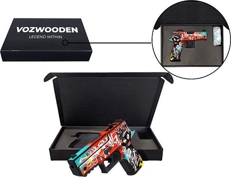 Пистолет игрушечный VozWooden Active P250/P350 Тег Король 2002-0303