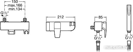 Смеситель Roca Thesis 5A2050C00