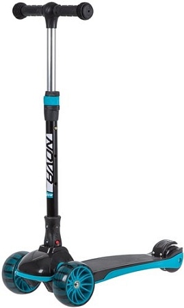 Самокат Novatrack Rainbow Basic 120BB.RAINBOW.BGN20 (черный/зеленый)