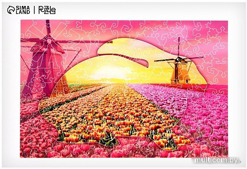 Пазл Puzzle Цветущие тюльпаны 9341553