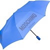Зонт Moschino 8021-OCP New Metal Logo Lightblue