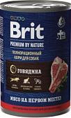 Brit Premium by Nature с говядиной 410 г