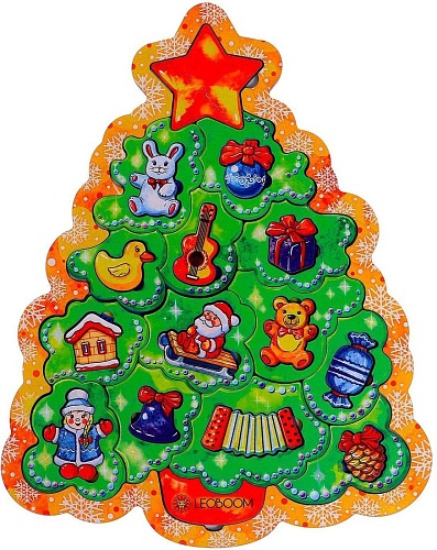 Сортер Smile Decor Новогодня елочка 7353973