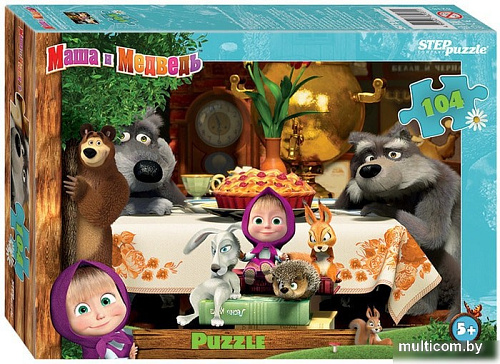 Пазл Step Puzzle Маша и Медведь - 2 82181 (104 эл)