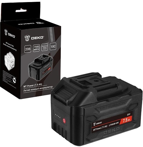 Аккумулятор Deko MT Power 084-1067 (20В/7.5 Ач)