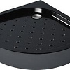 Душевой поддон Метакам Classic Black N 80x80 АПS_013573 (закругленный)