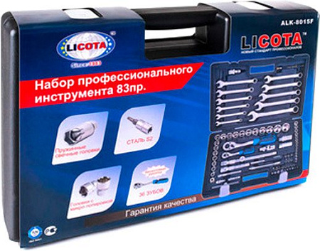 Универсальный набор инструментов Licota ALK-8015F (83 предмета)