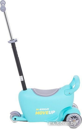 Трехколесный самокат N.Ergo 2 в 1 LB1502 (голубой)