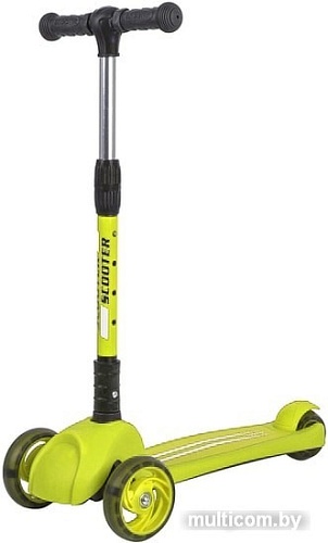 Самокат Novatrack RainBow Start Folding 120F.RAINBOW.LM20 (желтый)