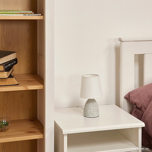 Настольная лампа Uniel UML-B301 E14 LIGHT GREY UL-00010751