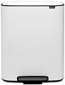 Brabantia Bo Pedal Bin 60 л (белый)