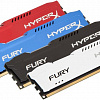 Оперативная память Kingston HyperX Fury Red 4GB DDR3 PC3-14900 (HX318C10FR/4)