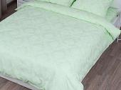 Постельное белье Миланика Изумруд 200x217 (поплин-жаккард)
