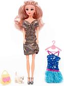 Кукла-питомец Полесье Ксюша в вечернем платье 02581