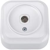 Розетка телевизионная Bylectrica Вариант ТР-5141 (белый)