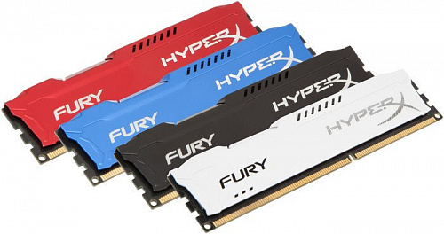 Оперативная память Kingston HyperX Fury Red 4GB DDR3 PC3-14900 (HX318C10FR/4)