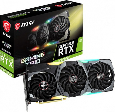Видеокарта MSI GeForce RTX 2080 Super Gaming Trio 8GB GDDR6