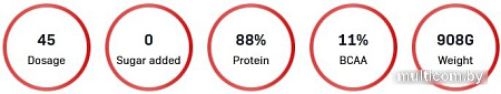 QNT Casein Protein (тутти фрутти, 908 г)