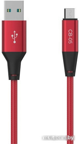 Кабель Celebrat CB-05 Micro USB (1 м, красный)