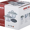 Набор кастрюль Agness 937-222