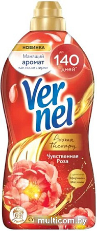 Кондиционер для белья Vernel Ароматерапия Чувственная Роза концентрированный 1.74 л