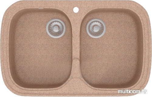 Кухонная мойка Polygran F-150 (песочный)