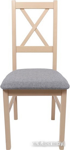 Стул DREWMIX Nilo 10 (серая ткань 7B/сонома)