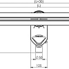 Трап/канал Berges Wasserhaus Super Line 650 (матовый хром)