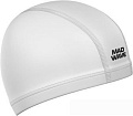 Шапочка для плавания Mad Wave PU Coated (белый)