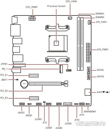 Материнская плата MSI MAG A520M Vector WiFi