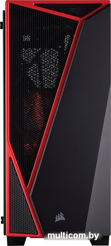 Корпус Corsair Carbide SPEC-04 (закаленное стекло, черный/красный)